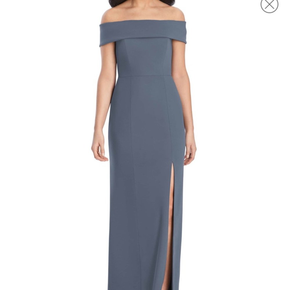 Off the shoulder gown